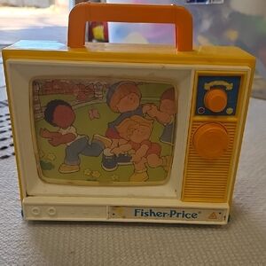 Fisher-Price Yellow and White TV Toy